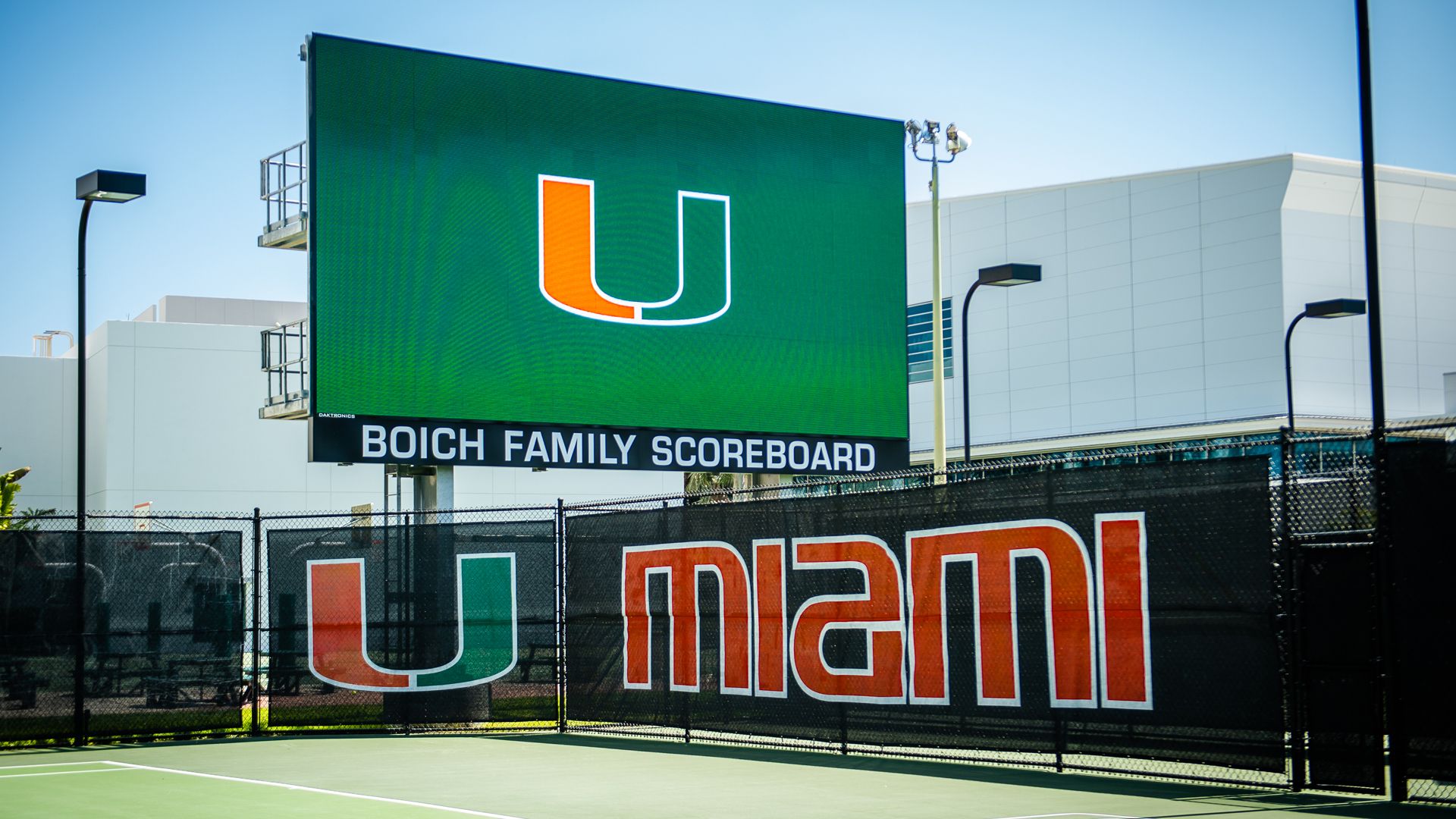 UM Athletics Announces Completion of Boich Family Scoreboard