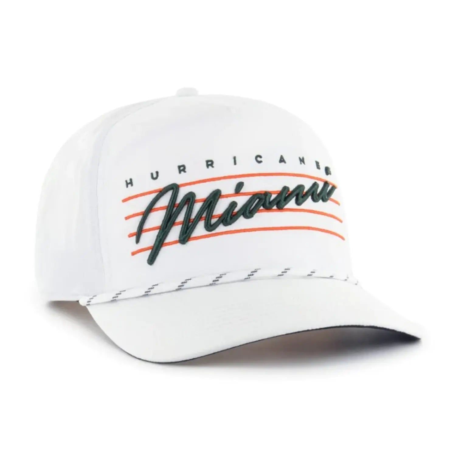 '47 Brand University of Miami White Hitch Hat