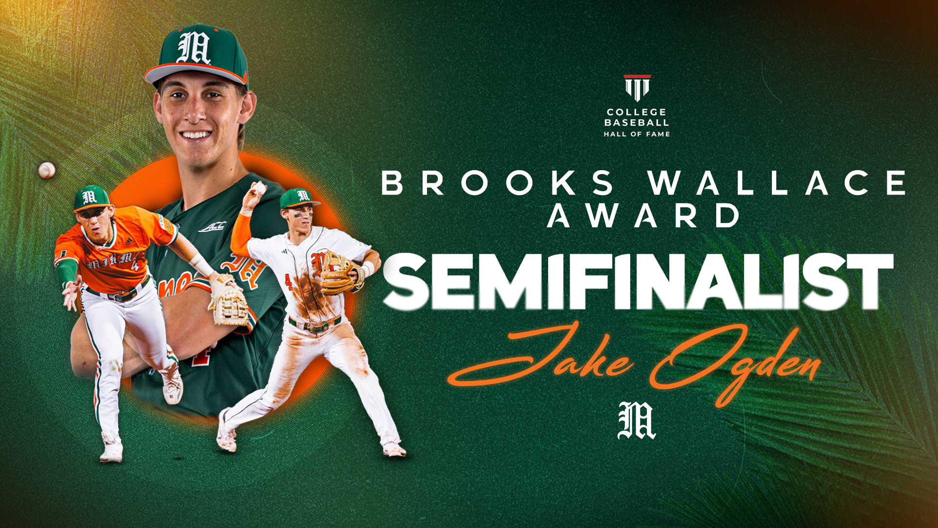 Ogden Tabbed Brooks Wallace Award Semifinalist Ogden Tabbed Brooks Wallace Award Semifinalist