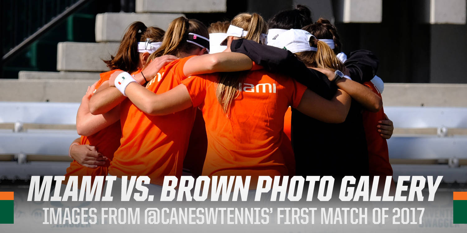 Pictures: No. 12 @CanesWTennis 4, Brown 0