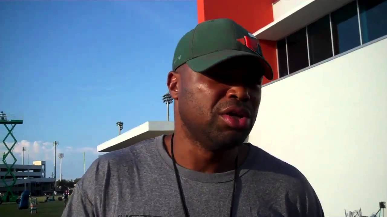 Micheal Barrow #CanesCamp - Aug. 6 2013