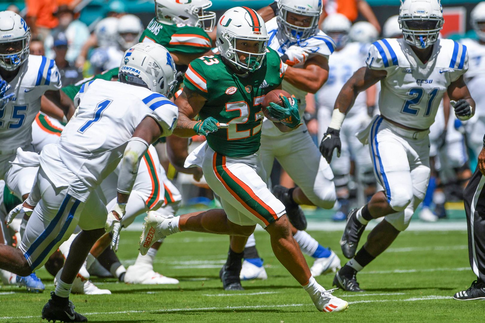Photo Gallery: Canes Football vs. Central Connecticut State