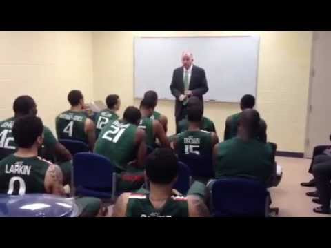 Jim Larranaga - Locker Room Postgame Speech - Feb. 17