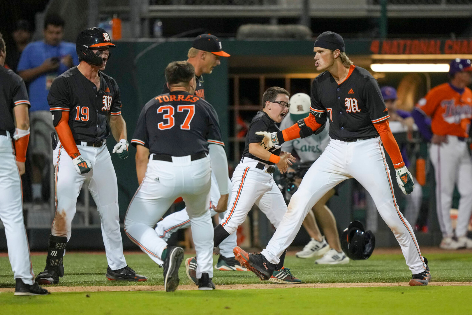 Miami Walks Off No. 3 Clemson, 3-2