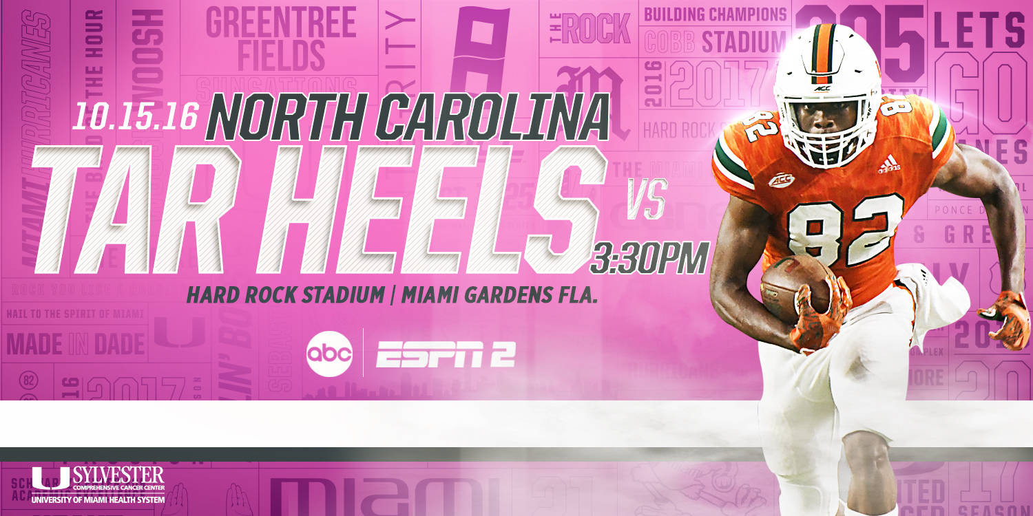 No. 16 Canes Football Hosts UNC