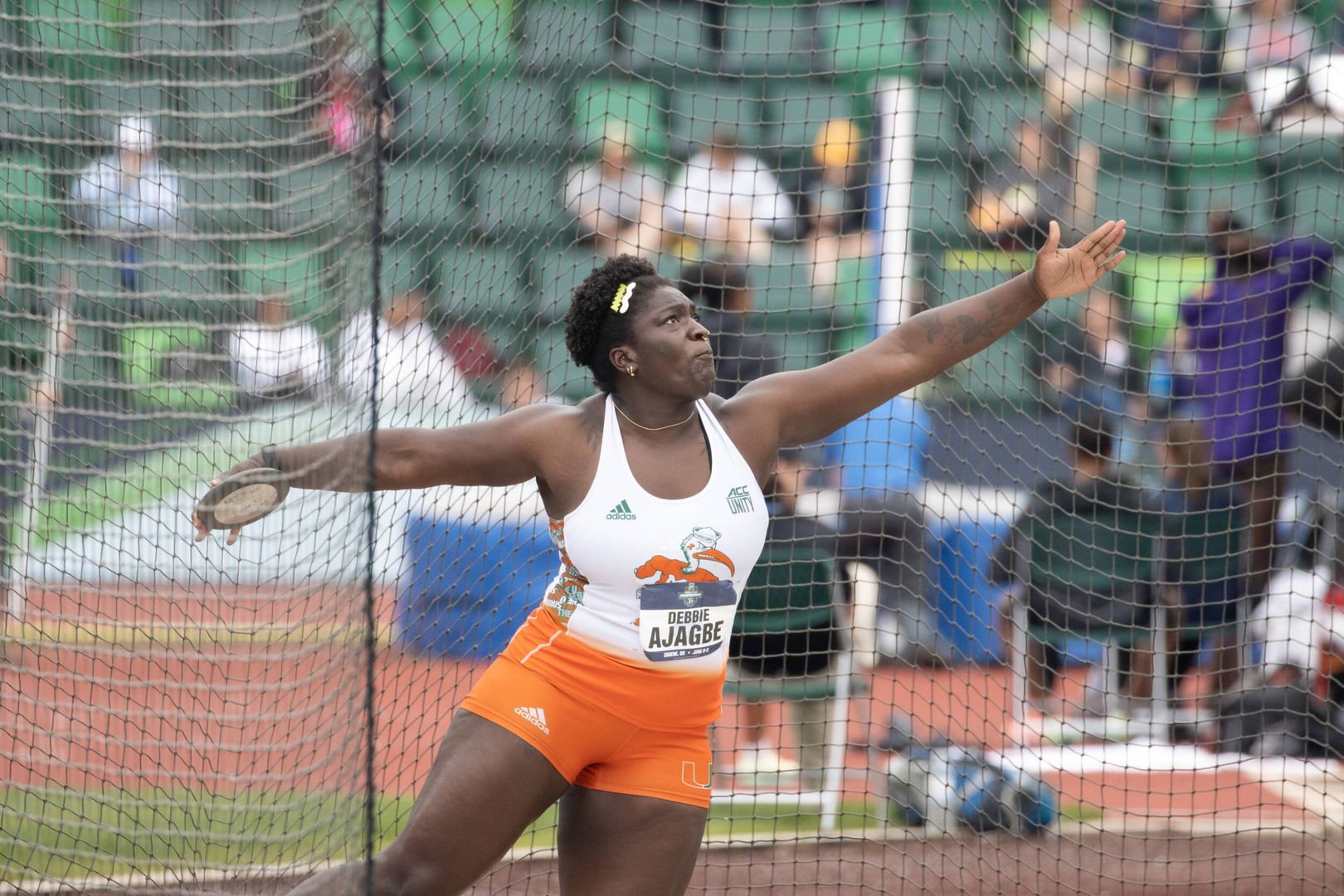 Ajagbe Finishes Seventh in Discus, Earns All-America Honors