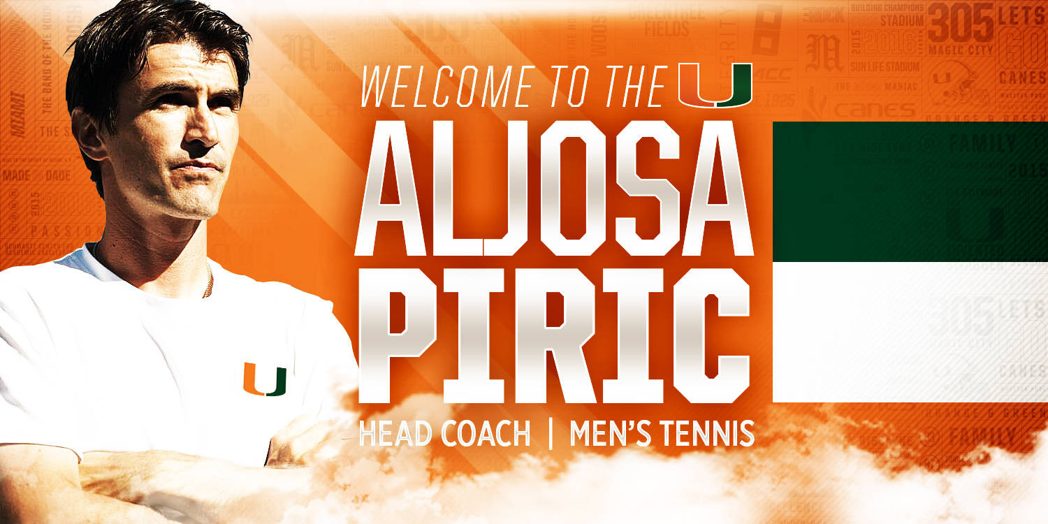 Piric Named Hurricanes Men's Tennis Coach