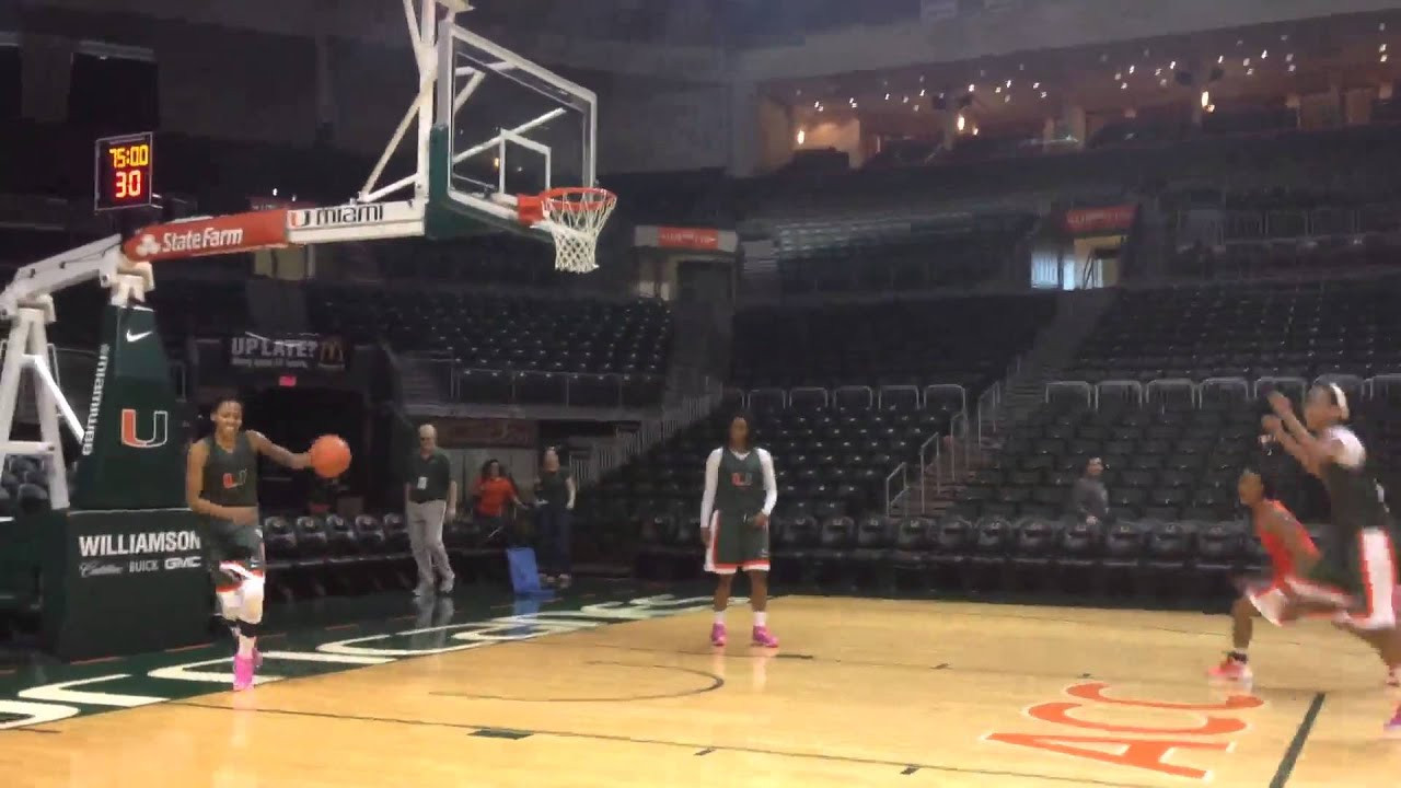 Suriya McGuire Dunks After Practice