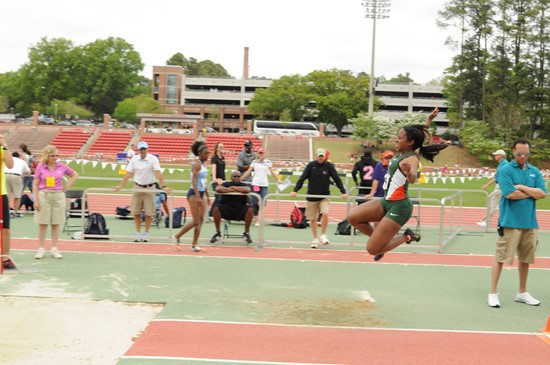 Elyse Houston at 2013 ACC Outdoor Championships