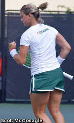 Canes Bartenstein Slips in All-American Main Draw