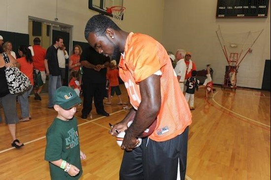 Canes Carnivale at the Bank United Center-Fieldhouse on August 28, 2010 was the first annual event where fans, players and coaches could meet and...