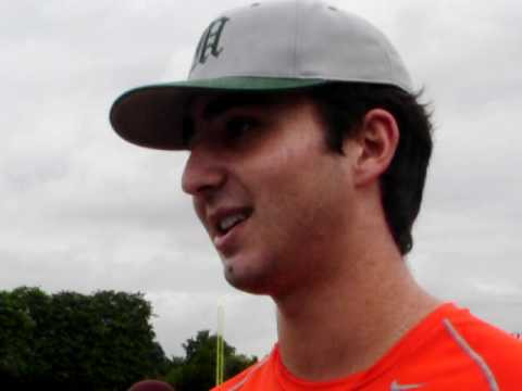 UMiami freshman pitcher Javi Salas Interview w/ Telemundo