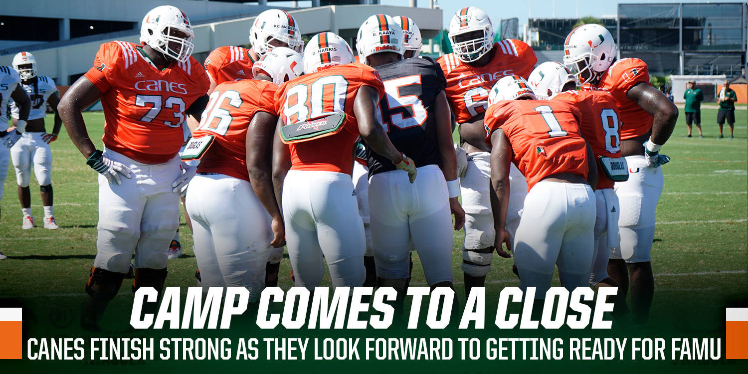 #CanesCamp Comes to a Close Saturday on Greentree