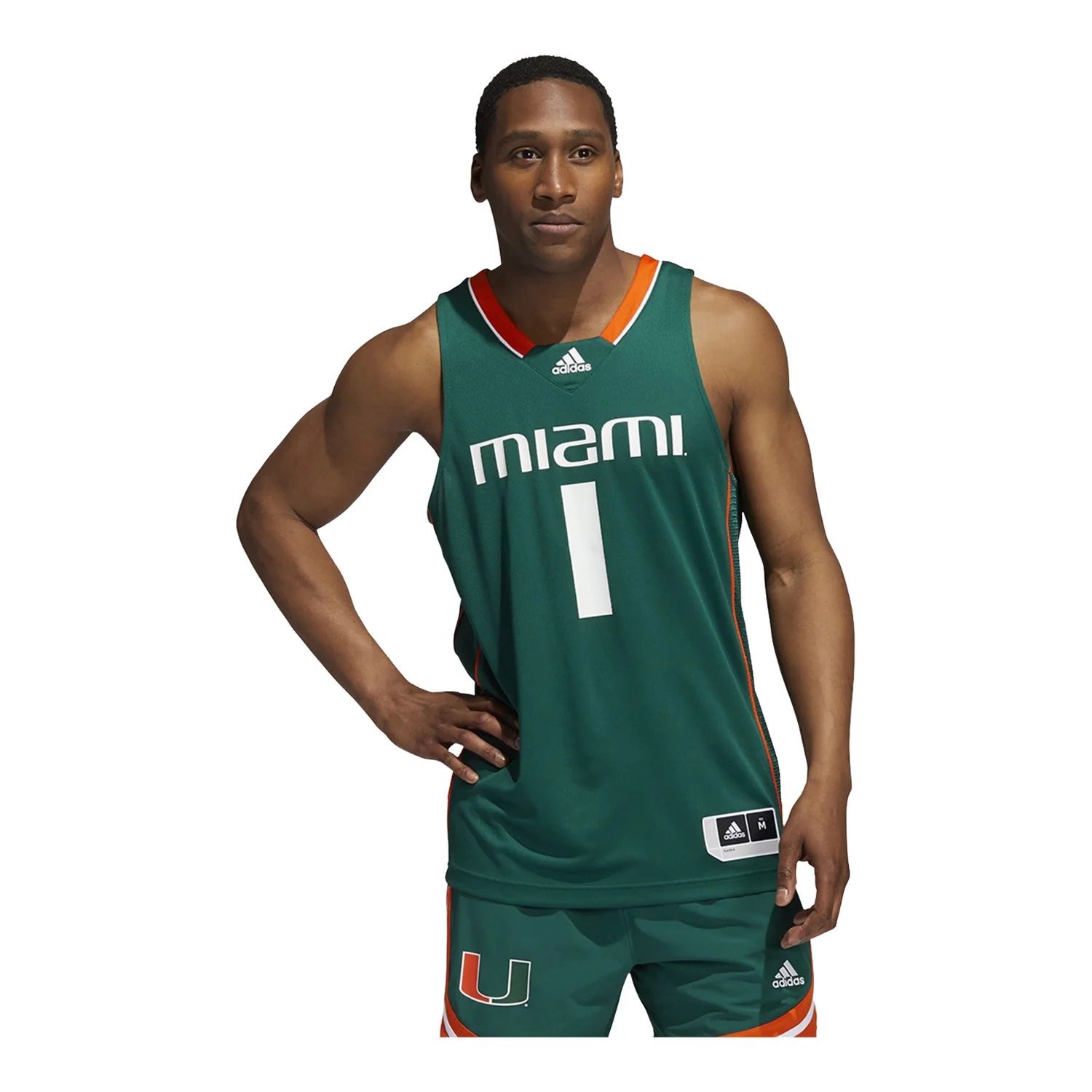 adidas Miami Swingman Basketball Green Jersey