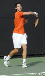 No. 22 Men's Tennis Falls to No. 24 Alabama