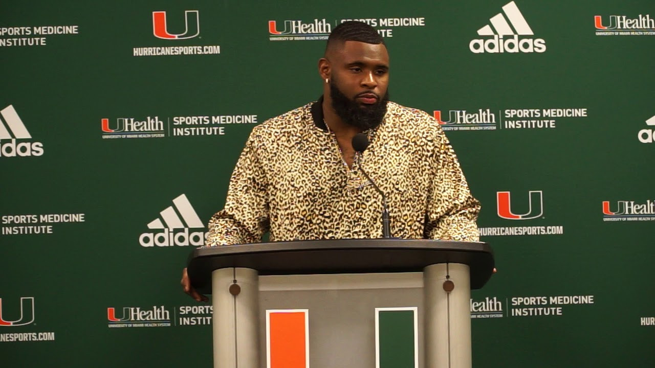 Michael Pinckney Postgame Presser | Miami vs. Louisville | 11.9.19