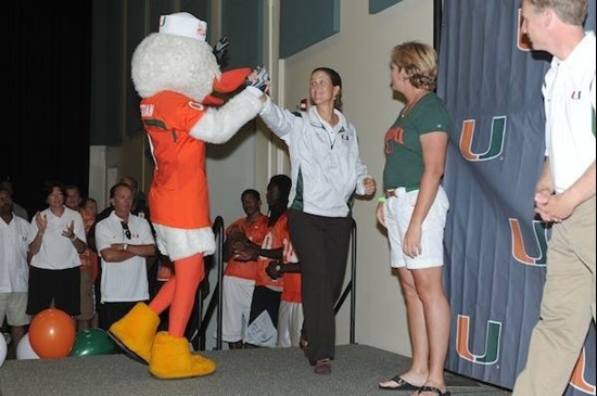 Canes Carnivale at the Bank United Center-Fieldhouse on August 28, 2010 was the first annual event where fans, players and coaches could meet and...