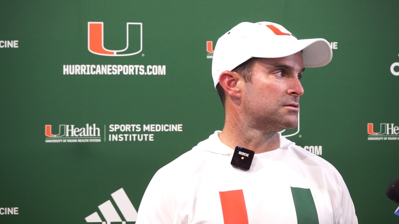 Manny Diaz | Post Practice Media | 8.6.19