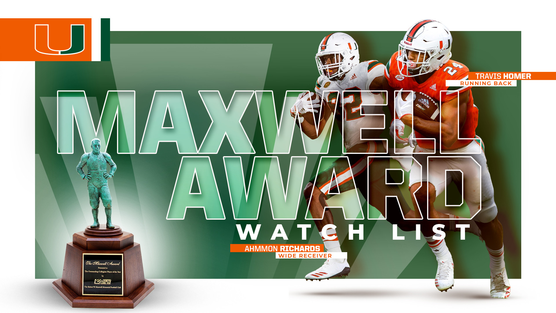 Four Hurricanes Named to Major Award Watch Lists