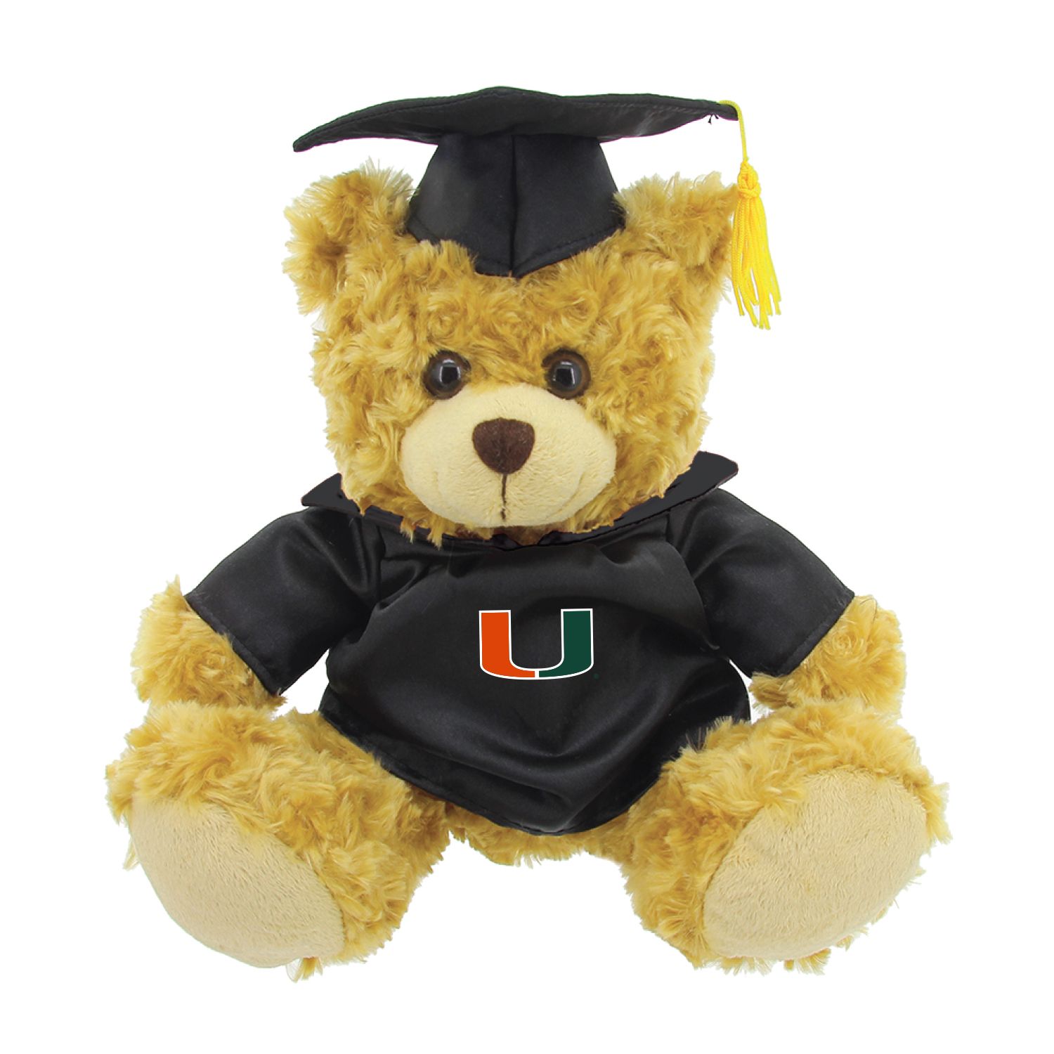 Jardine University of Miami Cap & Gown 12" Plush Bear