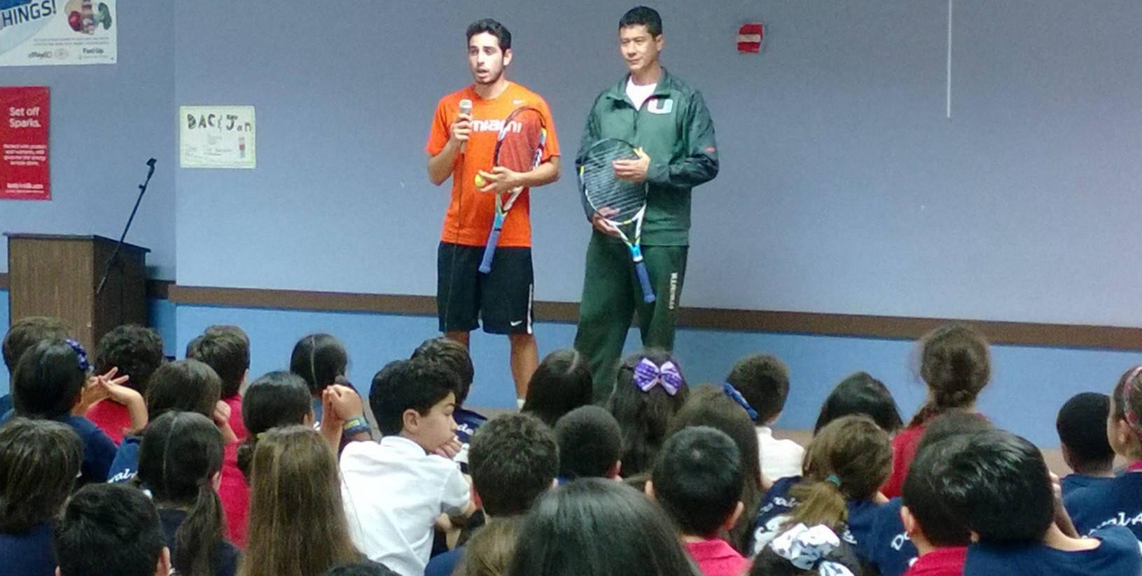 Rincon and Soto Visit Doral Academy