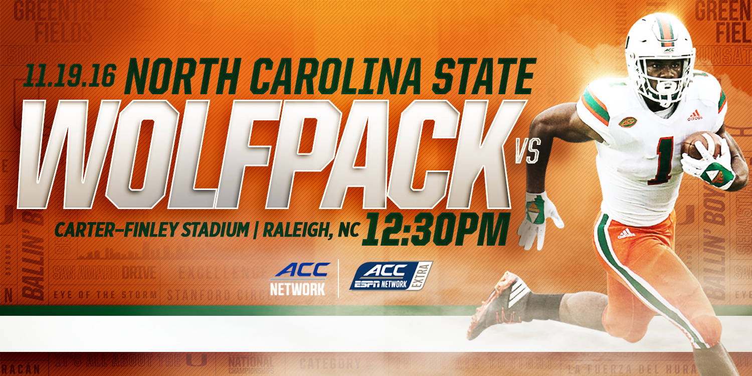 Football Travels to NC State for Road Finale