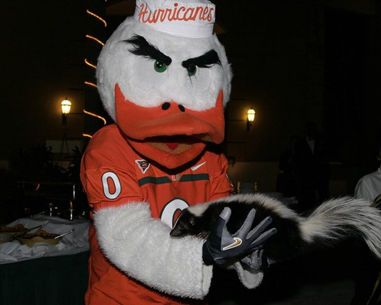 2007 UM Football Awards Ceremony on December 2, 2007 at Jungle Island