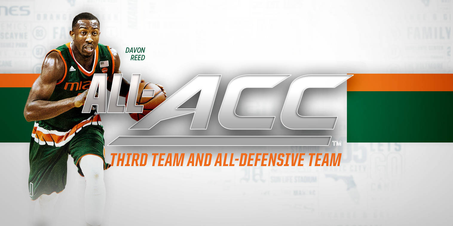 Reed Named All-ACC and to All-Defensive Team