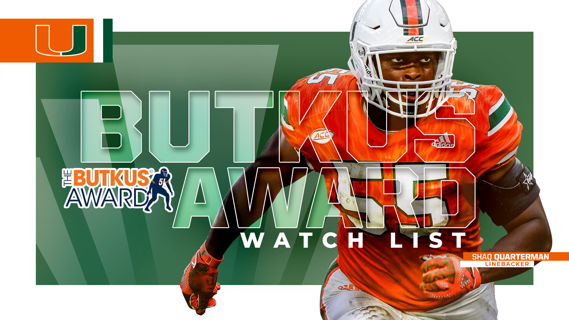 Quarterman Named Butkus Award Candidate