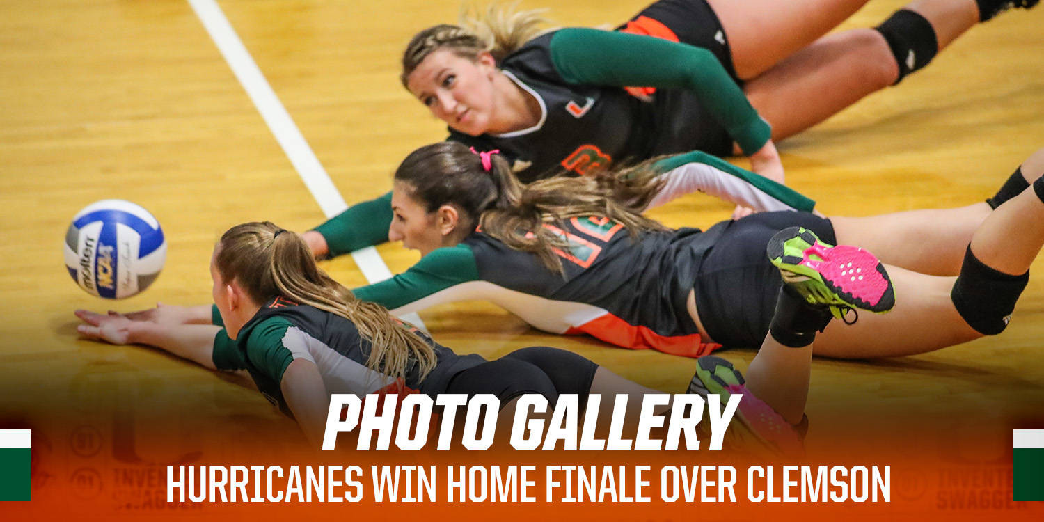 Photo Gallery: @CanesVB vs. Clemson