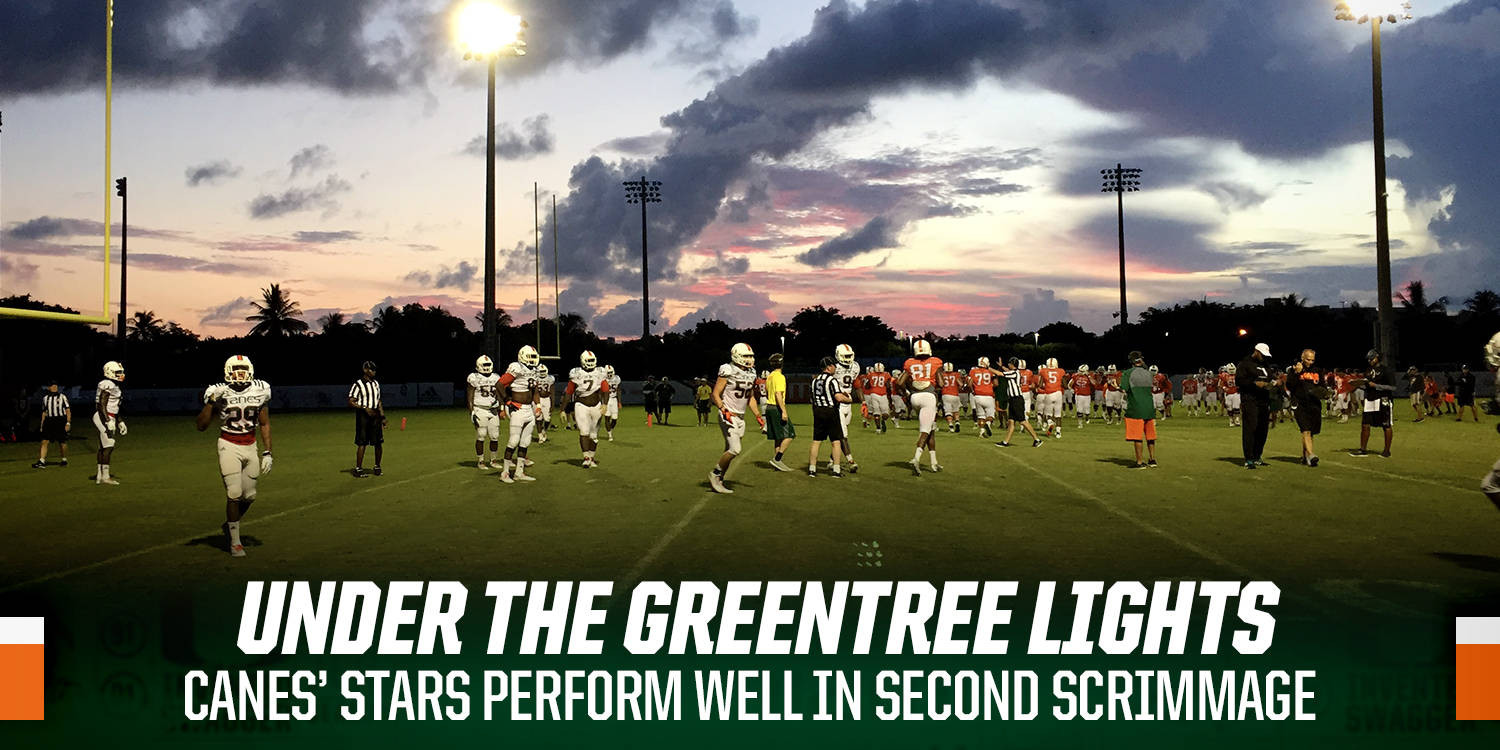 #Canes Hold Second Scrimmage on Greentree