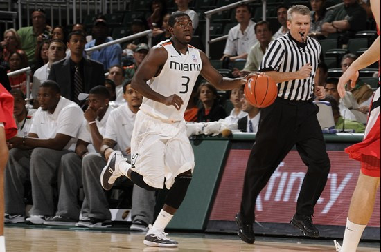 2012 Miami Hurricanes Men's Basketball vs Rutgers