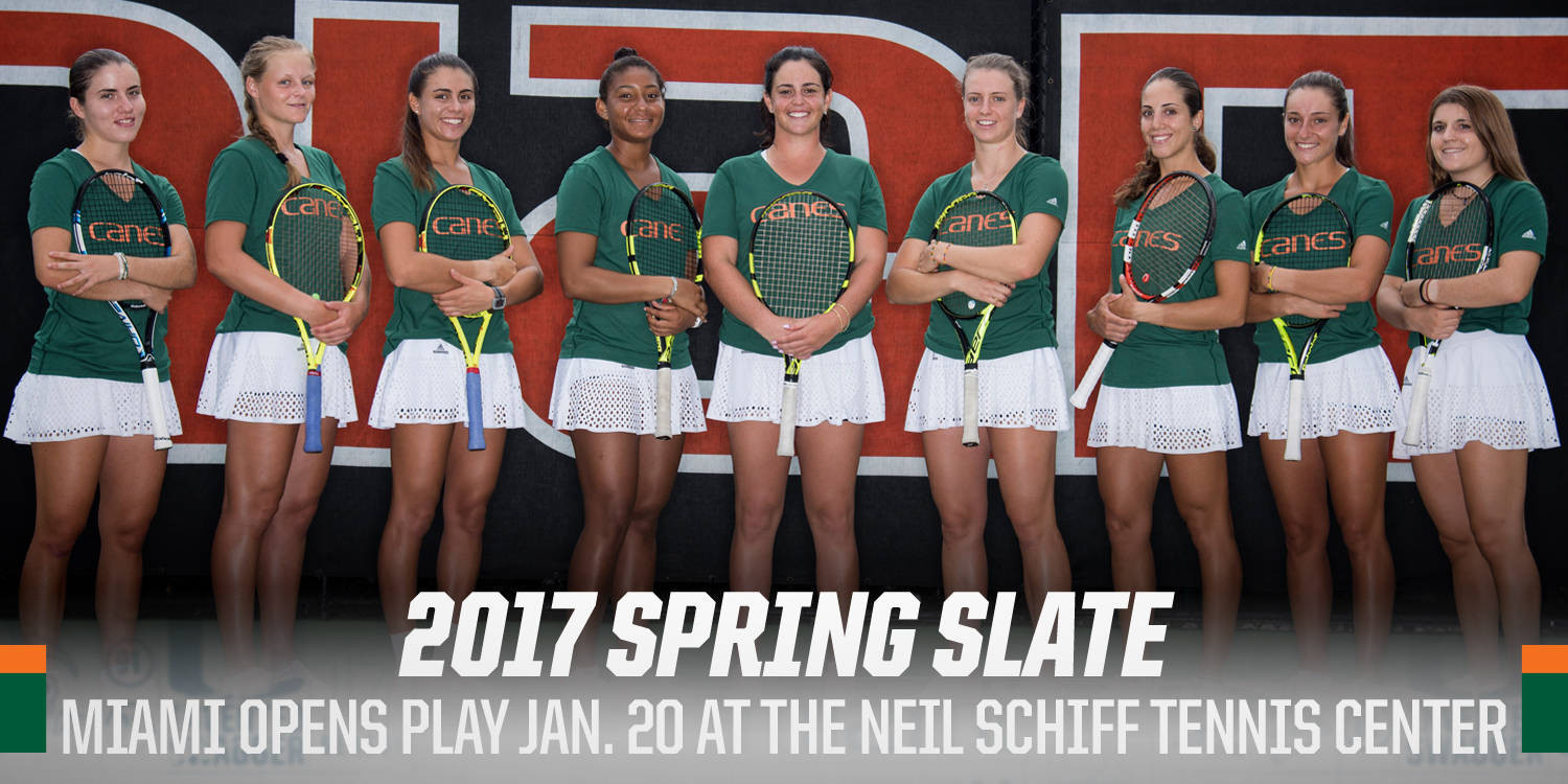 @CanesWTennis Releases 2017 Spring Schedule