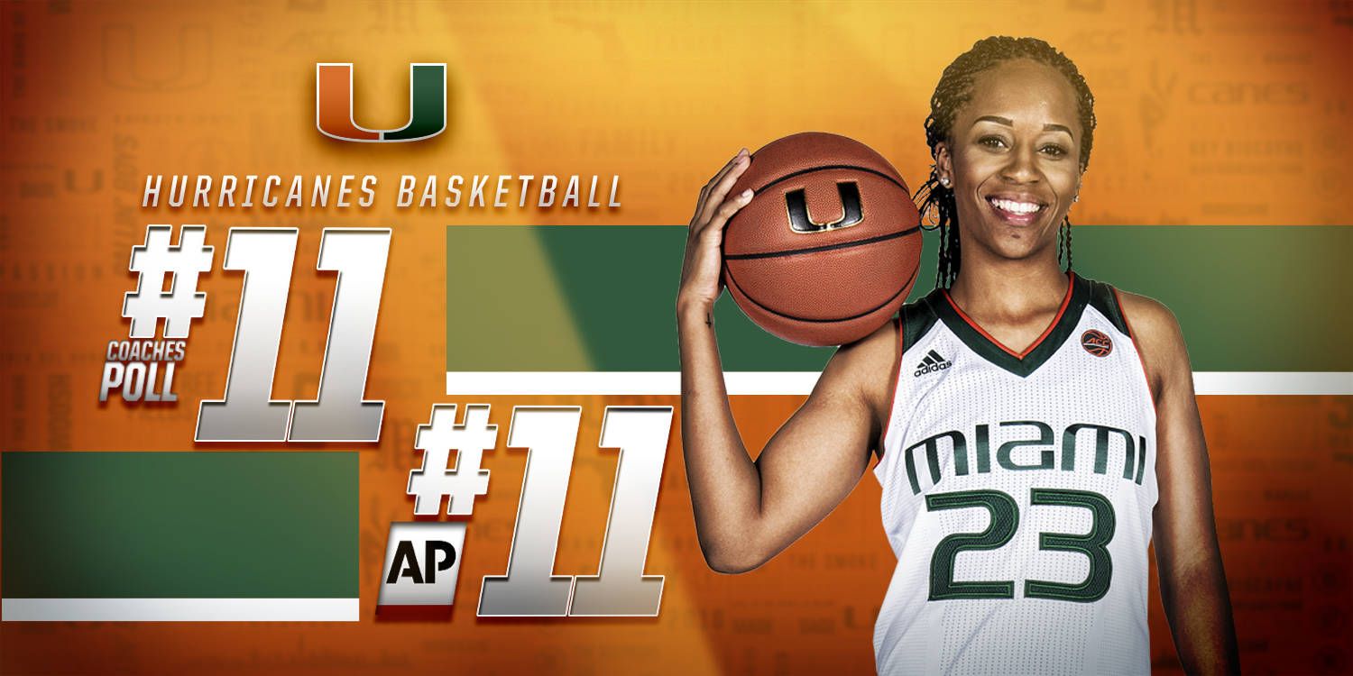 @CanesWBB Ranked No. 11 in Both National Polls