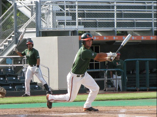 Ted Blackman at the Orange-Green World Series on Monday.