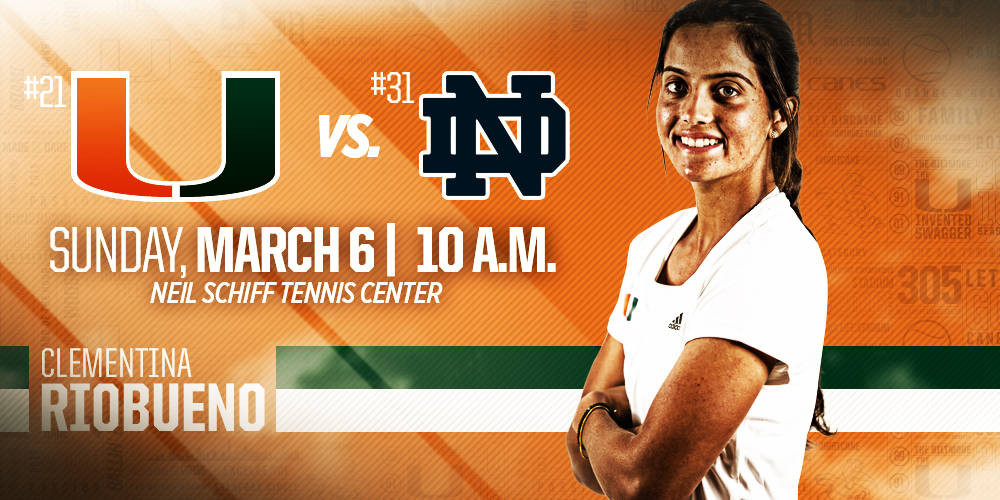 @CanesWTennis Returns Home to Face Notre Dame