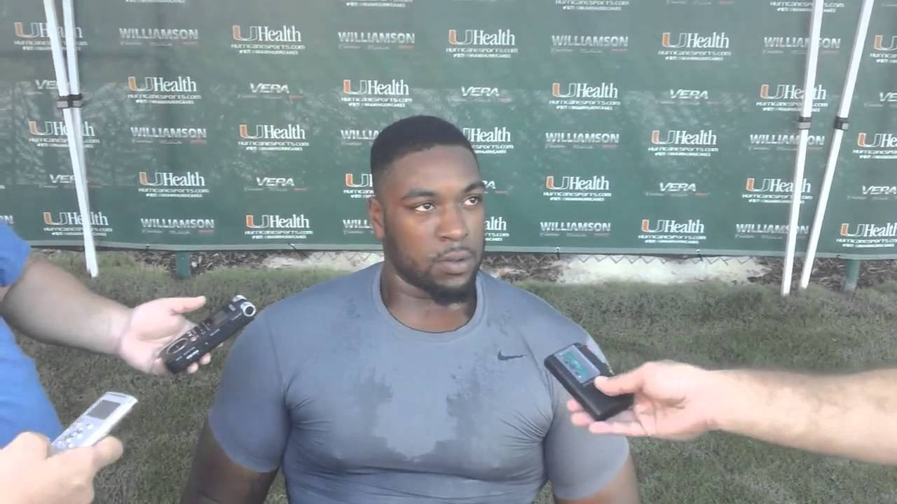 Seantrel Henderson #CanesCamp - Aug. 5 2013