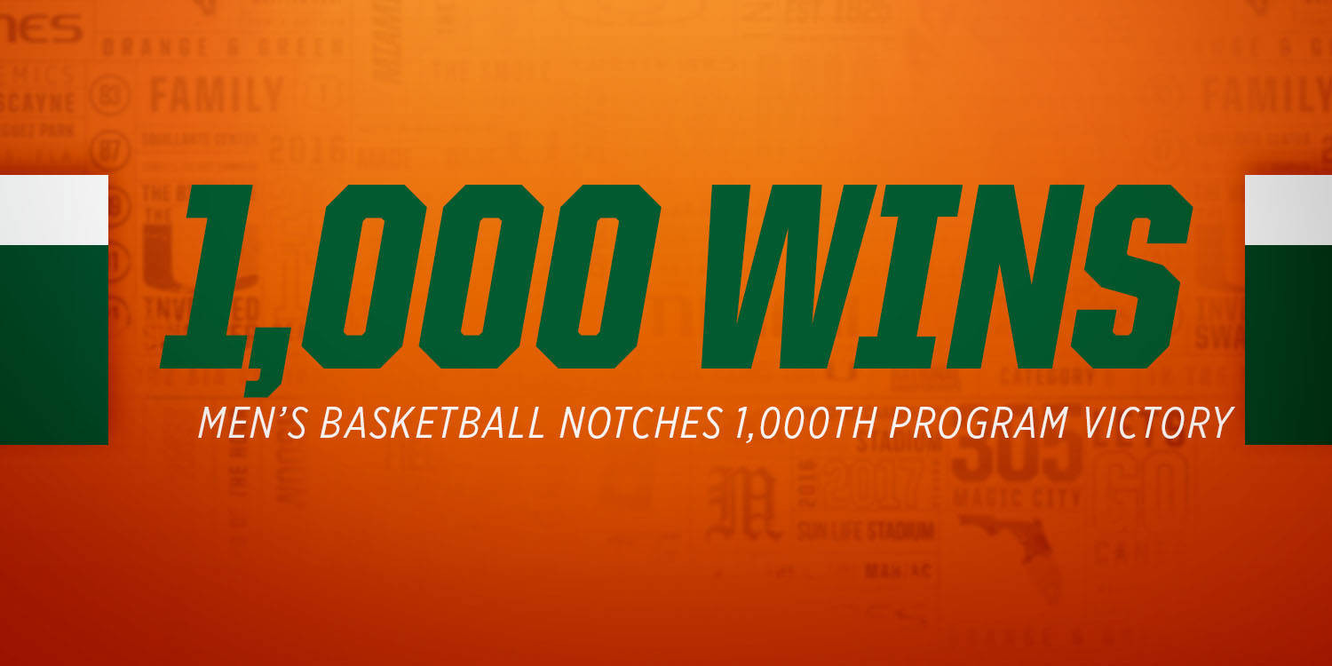 Miami Records 1,000th Program Win