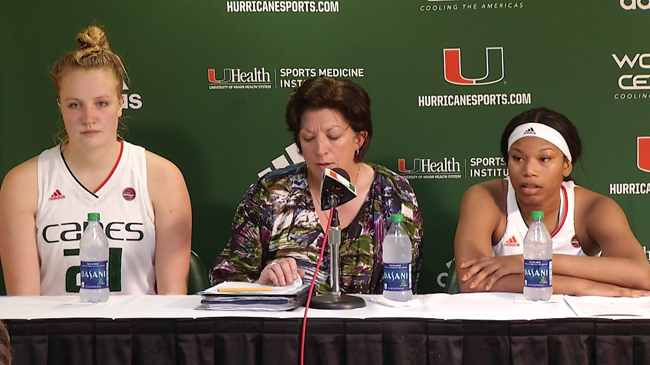 Katie Meier, Keyanna Harris and Emese Hof | Post Game Presser vs. NC State 2.8.2018