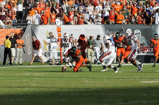 2010 Miami Hurricanes Football vs Virginia Tech