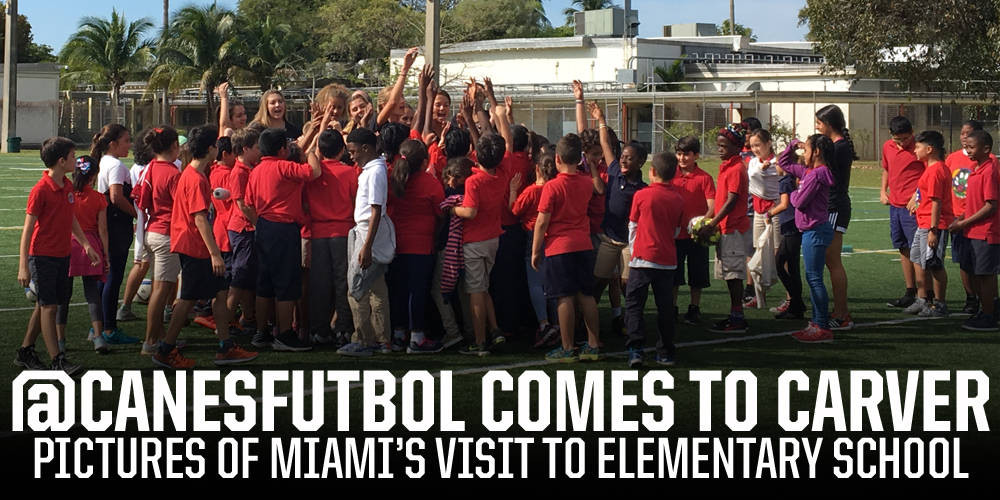 Photos: @CanesFutbol at Carver Elementary