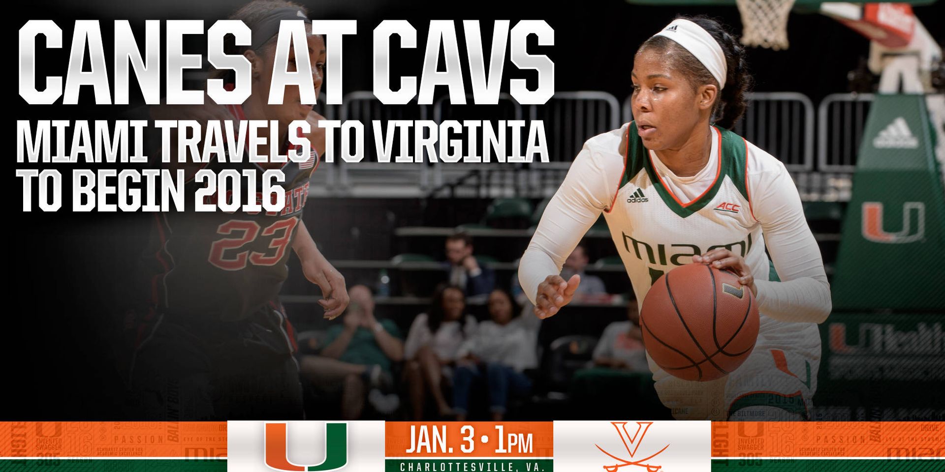 @CanesWBB at Virginia for First ACC Road Game