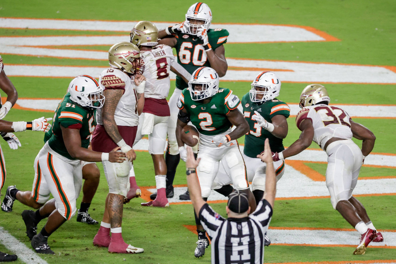 Photo Gallery Canes Football vs FSU University of Miami Athletics