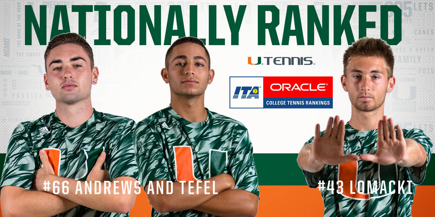 Andrews/Tefel Ranked No. 66; Lomacki No. 43