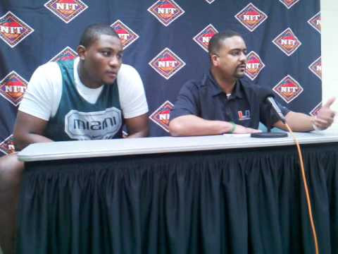 3/20/11 -- Frank Haith & Reggie Johnson