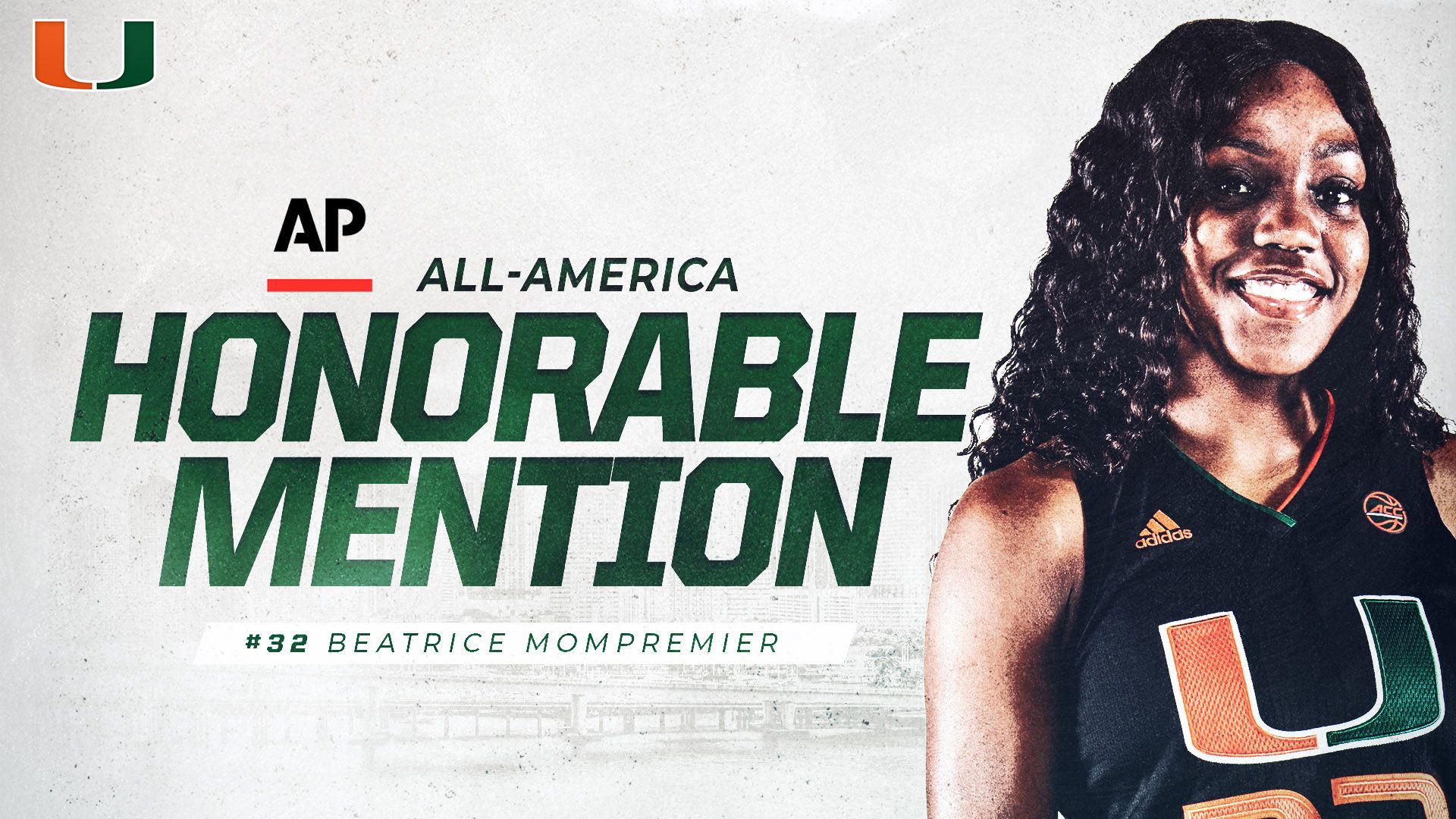 Mompremier Earns AP All-America Honorable Mention