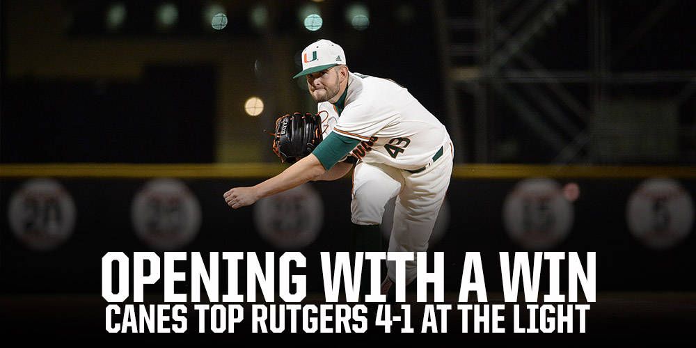 Miami Tops Rutgers 4-1 on Opening Day at The Light