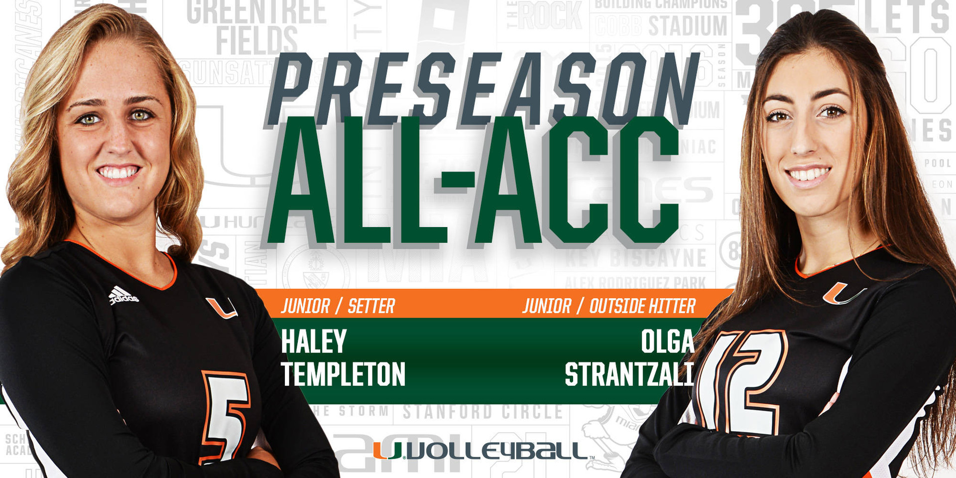 Strantzali, Templeton Named Preseason All-ACC