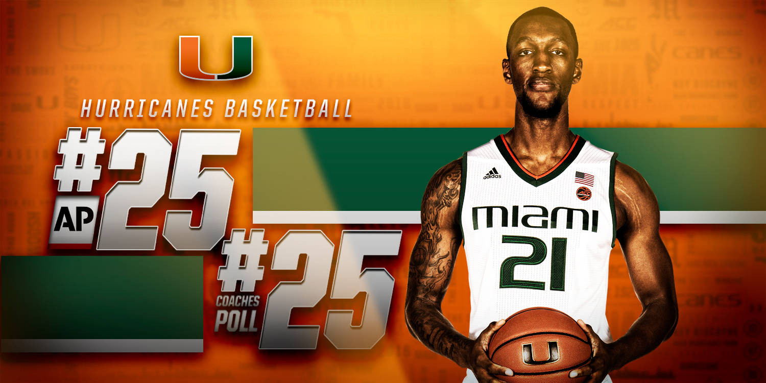 Miami Enters Both National Polls at No. 25