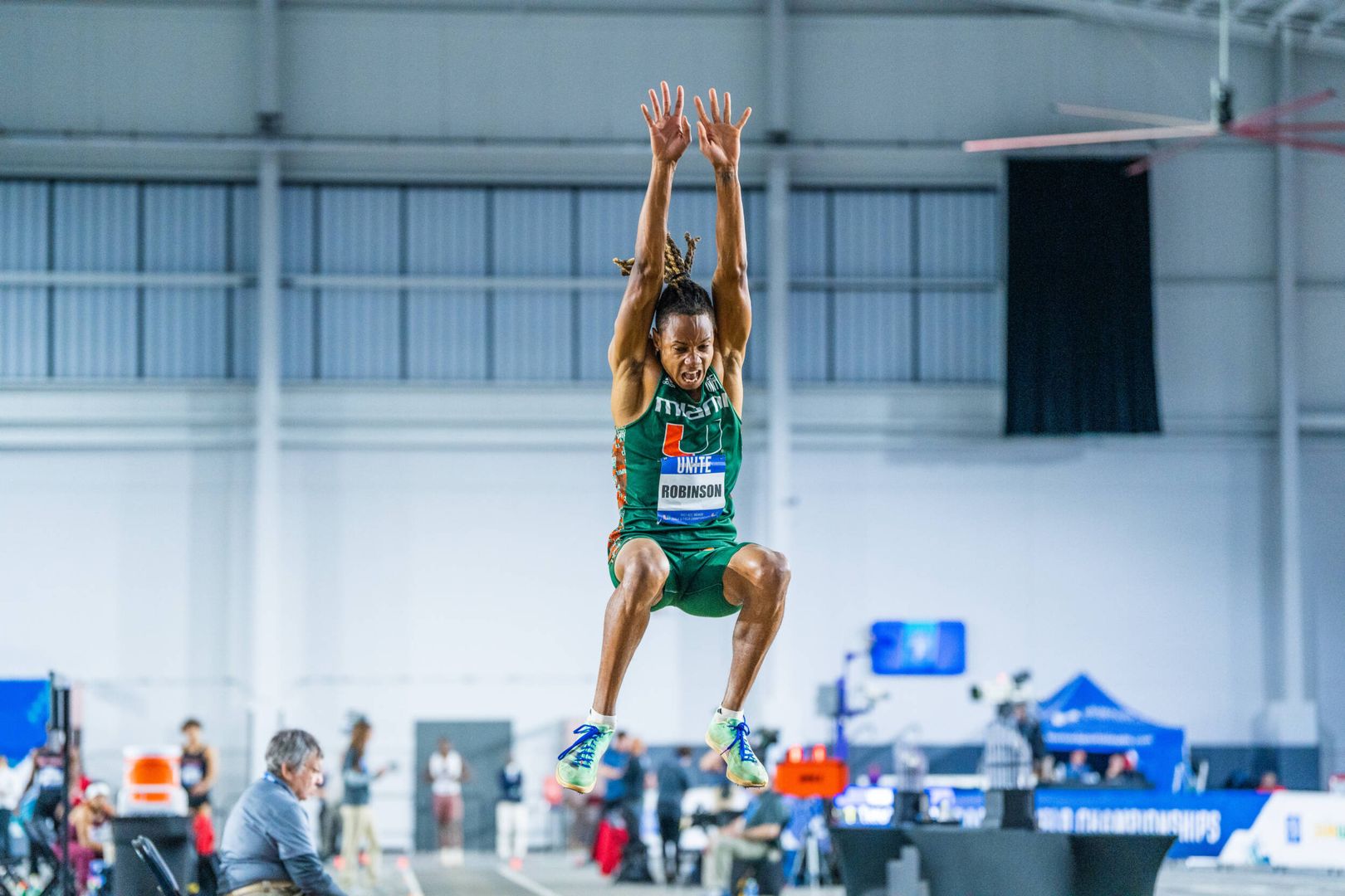 Hurricanes Earn Multiple Finals Spots On Day 2, Robinson Captures Long Jump Silver Medal